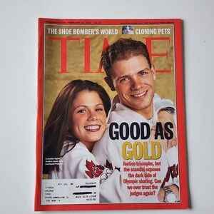 TIME Magazine February 25 2002 Jamie Sale David Pelletier Figure Skating Olympic
